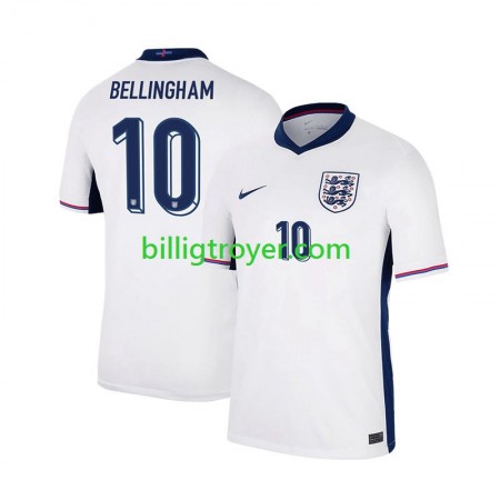 Billige Fotballdrakter England Jude Bellingham 5 Hjemmedraktsett EM 2024 Kortermet